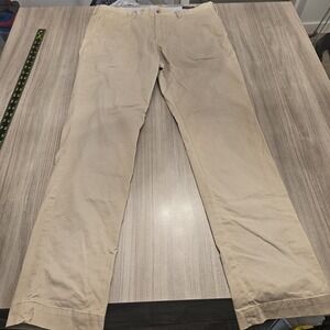 Polo Ralph Lauren Stretch Slim Fit Chino Pants Khaki Mens Size 36x34 Preppy